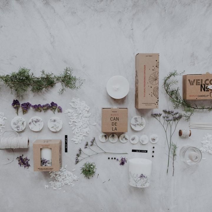 Juniper And Limonium Candles